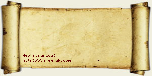 Josif Zečević vizit kartica